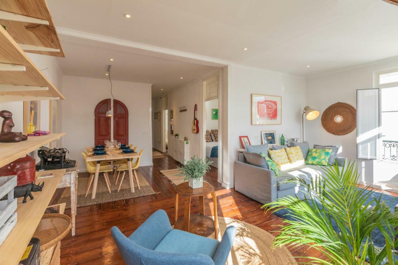 Fantastic Family Apartment In Estrela Lisboa Exteriör bild